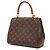 Borsa Satchel Louis Vuitton Monogram Cluny BB Marrone - vista 2