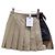 Falda plisada Dior de lana beige talla 36 Multicolor