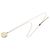 Collana Chanel CC placcata oro con pendente rotondo in resina a righe e strass D'oro