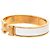 Bracciale Clic H PM stretto in smalto dorato Hermès D'oro - vista 2