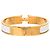 Bracciale Clic H PM stretto in smalto dorato Hermès D'oro - vista 3