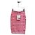 Falda Chanel de lana rosa con punto de logo Talla 34 Multicolor
