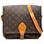 Borsa a tracolla Louis Vuitton Monogram Cartouchiere GM Marrone