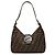 Borsa a tracolla Fendi Zucca Canvas marrone
