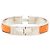 Bracciale Clic H PM in smalto stretto Orange Hermès Arancione - vista 3