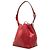 Borsa a secchiello Louis Vuitton Epi Petit Noe rossa Rosso - vista 2