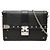 Borsa a tracolla Louis Vuitton Epi Trunk Wallet on Chain Nera Nero