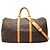 Borsa da viaggio Louis Vuitton Monogram Keepall Bandouliere 50 Marrone