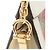 Borsa a Tracolla Gucci Small GG Supreme Flora Web Ophidia Chain Beige - vista 12