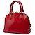 Borsa Louis Vuitton Monogram Vernis Alma BB rossa Rosso - vista 2