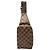 Borsa a tracolla Louis Vuitton Geronimos in Damier Ebene marrone