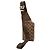 Borsa a tracolla Louis Vuitton Geronimos in Damier Ebene marrone - vista 2