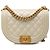 Borsa Messenger Boy Small Quilted Caviar Chanel Bianca Bianco