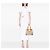 Borsa Tote Louis Vuitton Hampstead PM Damier Azur Bianca Bianco - vista 6