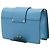 Borsa a tracolla Prada City Calf Plex Ribbon Blu - vista 2