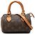Borsa Louis Vuitton Monogram Nano Speedy Bandouliere Marrone