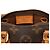 Borsa Louis Vuitton Monogram Nano Speedy Bandouliere Marrone - vista 5