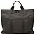 Hermès Herline MM Shopper aus Canvas Grau