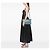Bamboo Borsa Shopper Satchel Gucci Medium in vitello blu con bambù - vista 6