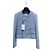 Céline Blue Tweed Double Breasted Jacket 40 Multiple colors