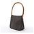 Borsa a tracolla Louis Vuitton Looping MM Monogram Canvas in marrone M51146 Beige - vista 2