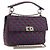Valentino Garavani Rockstud Spike Flap Quilted Leather Medium Blu navy