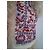 Antik Batik Colete de pele com bordados florais Rosa Vermelho Multicor Cru Roxo - vista 6