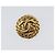 Chanel Vintage CC Orecchino Rotondo Clip-On Metal Piccolo D'oro - vista 2