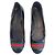 Gucci Bailarinas de piel charol negra Web Negro