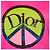 Camiseta Christian Dior Peace and Love strass - Rosa - vista 4