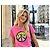 Camiseta Christian Dior Peace and Love strass - Rosa - vista 7