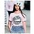 T-shirt Chanel a righe rosa e bianche con logo Nero Bianco - vista 2