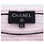 T-shirt Chanel a righe rosa e bianche con logo Nero Bianco - vista 5
