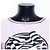 T-shirt Chanel a righe rosa e bianche con logo Nero Bianco - vista 6