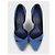 Décolleté con tacco a spillo Alexander McQueen in camoscio blu e pelle EU 39 usate - vista 2