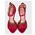 Sandali décolleté in camoscio rosso Alaïa EU 37 usati - vista 2