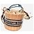 Dior Mini Borsa a Secchiello in Rafia Beige Paglia - vista 2
