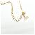 Collana Christian Dior trasparente e oro D'oro - vista 4