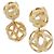 Orecchini a bottone Christian Dior Gold D'oro - vista 2