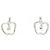 Tiffany & Co Orecchini a lobo Tiffany Apple Argento
