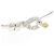 Tiffany & Co Bracciale Tiffany Hook & Eye Argento D'oro - vista 2