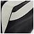 Balenciaga Barbes East West Shopper Tote Striped Leather Medium Nero - vista 6