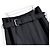 Prada Falda Kilt Plisada Otoño 2024 con Cinturón de Anillo Plateado - Negro - vista 3
