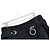 Prada Falda Kilt Plisada Otoño 2024 con Cinturón de Anillo Plateado - Negro - vista 8