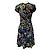 Etro Jersey-Kleid mit kurzen Ärmeln und schwarzem Multi-Print Mehrfarben - Ansicht 3