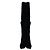 Mono fluido de terciopelo Rick Owens Black Luxor Collection Negro