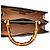 Borsa a Mano Satchel Gucci Mini Nappa Bamboo Web Nymphaea Nera Nero - vista 4