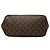 Borsa Tote Louis Vuitton Monogram Neverfull MM Marrone - vista 3