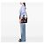 Borsa a tracolla Gucci GG Supreme Web Night Courrier Nera Nero - vista 7