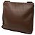 Borsa a tracolla Prada Vitello City con chiusura a zip marrone - vista 2